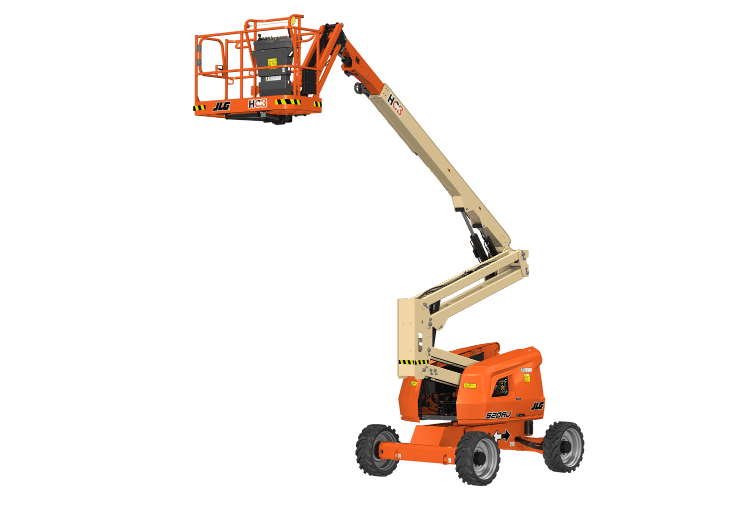 Vikbomslift, JLG 520 AJ, dieseldriven, 18m